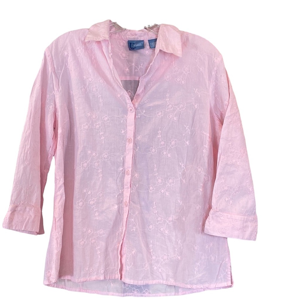 Classic Elements Cotton Blouse - image 1